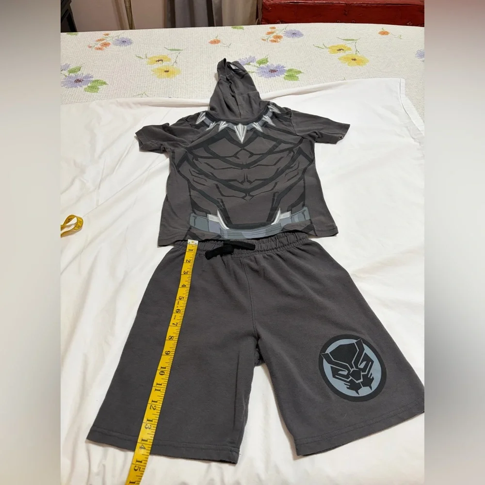 Kids Superhero Costume Set - Black Panther Design (31) - Picture 2 of 15
